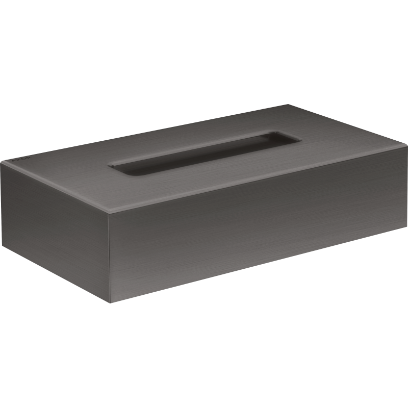 Pudełko na chusteczki Czarny Chrom Szczotkowany Universal Circular AXOR 42873340