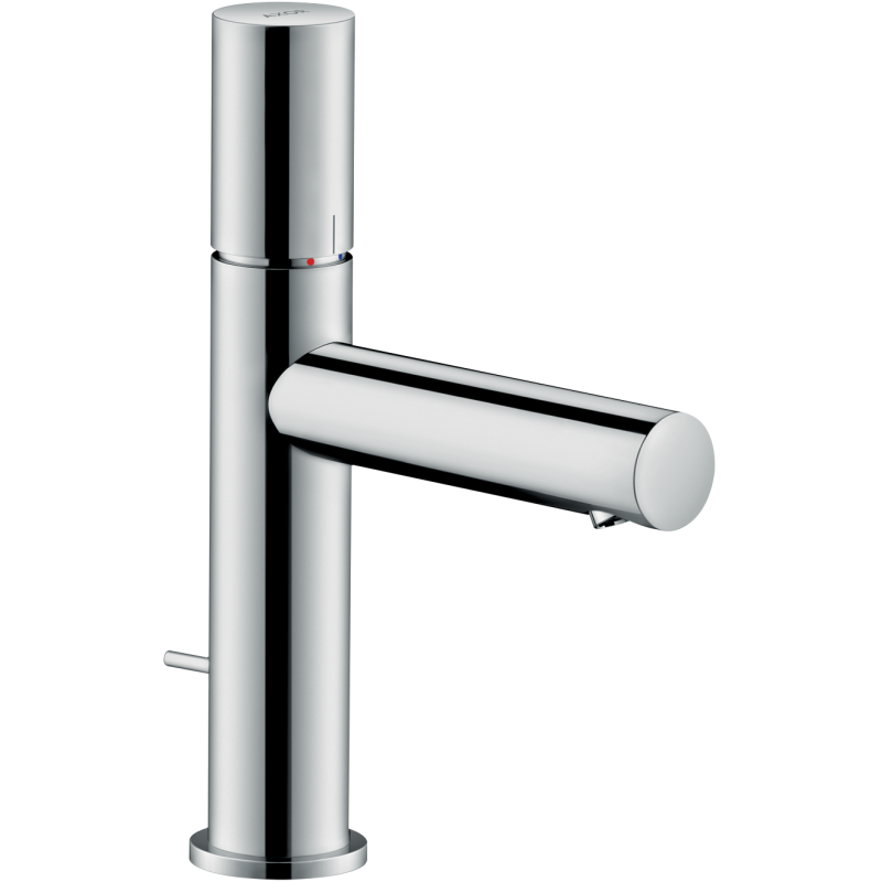 Jednouchwytowa bateria umywalkowa 110 z uchwytem Zero i kpl odpływowym z cięgłem Stal Szlachetna Optyczna Uno AXOR 45001800