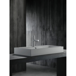 Jednouchwytowa bateria umywalkowa 110 z uchwytem Zero i niezamykanym kompletem odpływowym Chrom Uno AXOR 45002000