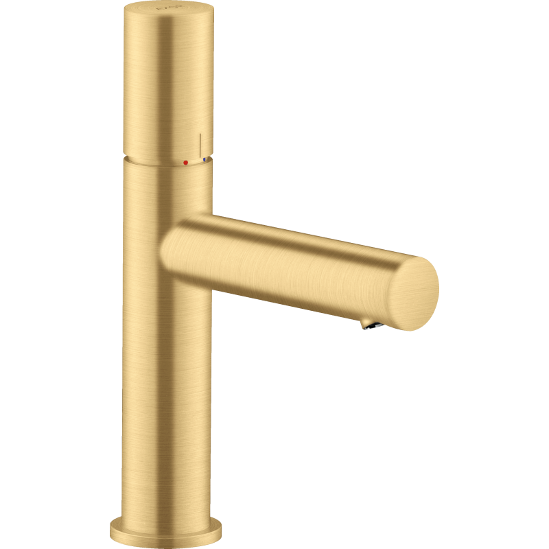 Bateria umywalkowa 110 z uchwytem Zero i niezamykanym kpl odpływowym Złoty Optyczny Szczotkowany Uno AXOR 45002250