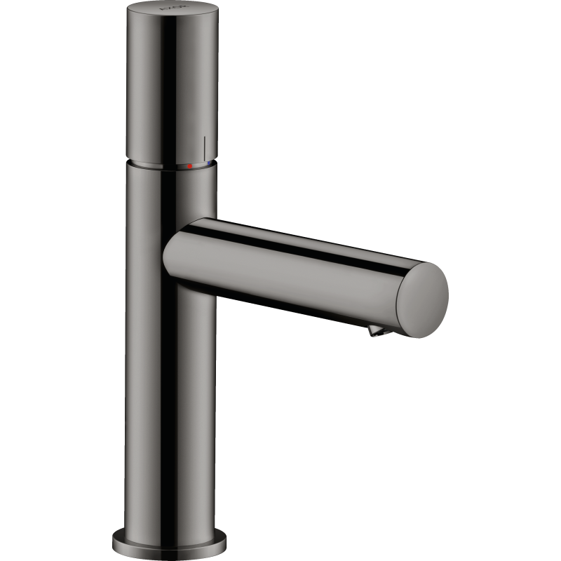 Jednouchwytowa bateria umywalkowa 110 z uchwytem Zero i niezamykanym kpl odpływowym Czarny Chrom Polerowany Uno AXOR 45002330