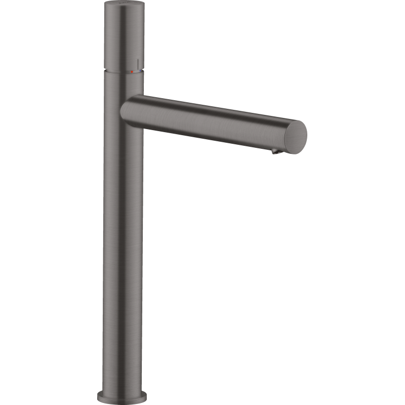 Bateria umyw. 200 do umyw nablat z uchwytem Zero i niezamykanym kpl odpływowym Czarny Chrom Szczotkowany Uno AXOR 45004340