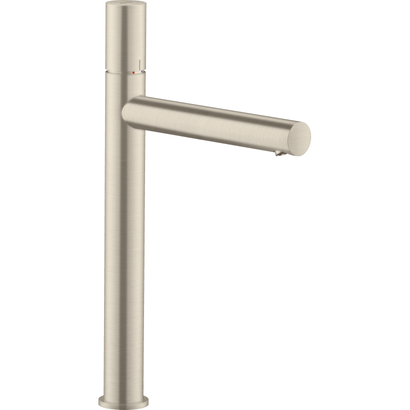 Bateria umyw. 200 do umywalek nablatowych z uchwytem Zero i niezamykanym kpl odpływowym Nikiel Szczotkowany Uno AXOR 45004820