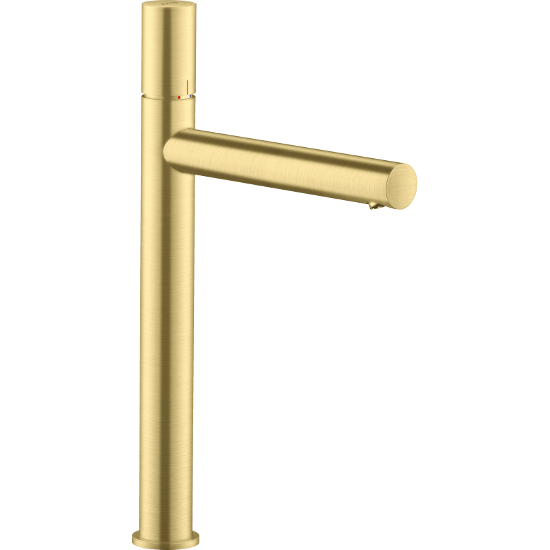 Bateria umyw. 200 do umywalek nablatowych z uchwytem Zero i niezamykanym kpl odpływowym Mosiądz Szczotkowany Uno AXOR 45004950