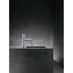 Bateria umywalkowa Select 110 z niezamykanym kompletem odpływowym Chrom Uno AXOR 45012000