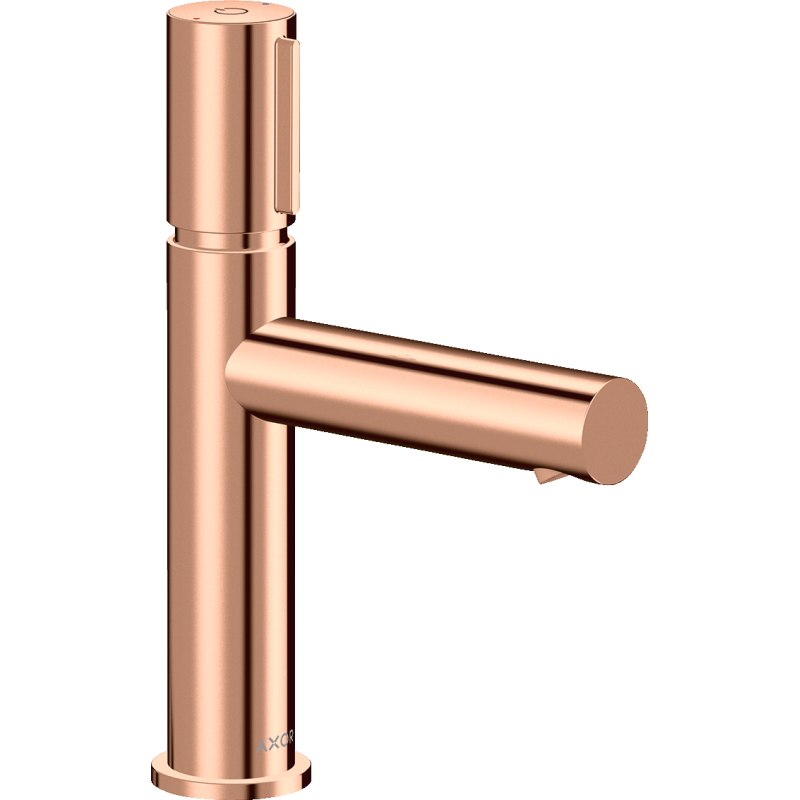 Bateria umywalkowa Select 110 z niezamykanym kompletem odpływowym Czerwony Złoty Polerowany Uno AXOR 45012300