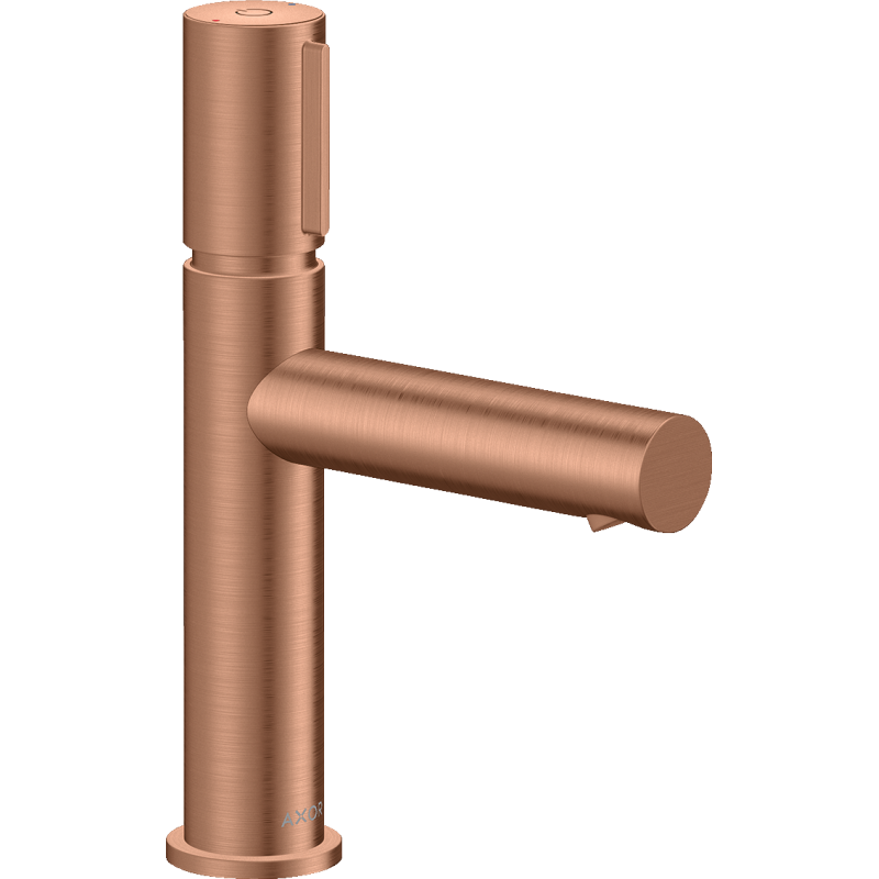 Bateria umywalkowa Select 110 z niezamykanym kompletem odpływowym Czerwony Złoty Szczotkowany Uno AXOR 45012310