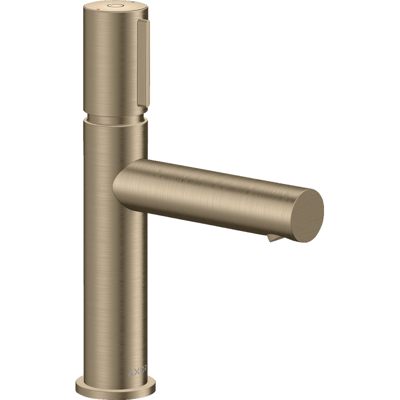 Bateria umywalkowa Select 110 z niezamykanym kompletem odpływowym Nikiel Szczotkowany Uno AXOR 45012820