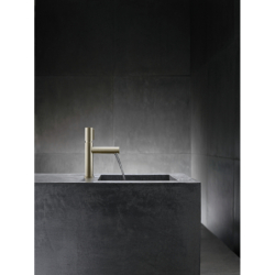 Bateria umywalkowa Select 110 z niezamykanym kompletem odpływowym Nikiel Szczotkowany Uno AXOR 45012820