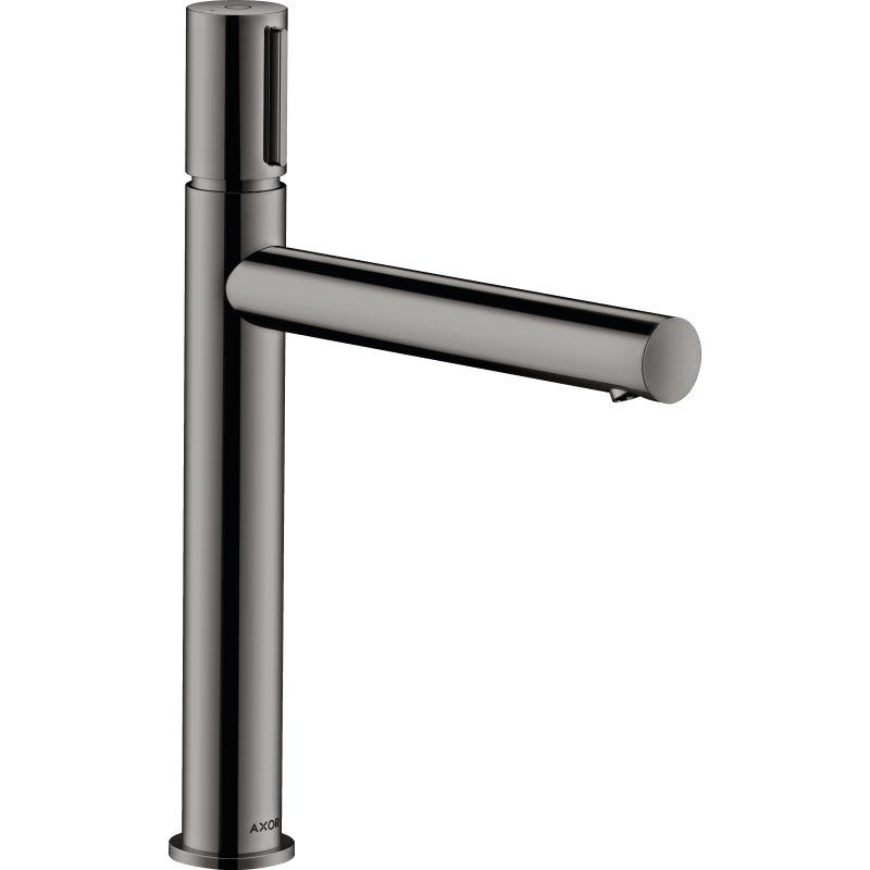 Bateria umywalkowa Select 200 do umywalek nablatowych z niezamykanym kpl odpływowym Czarny Chrom Polerowany Uno AXOR 45013330