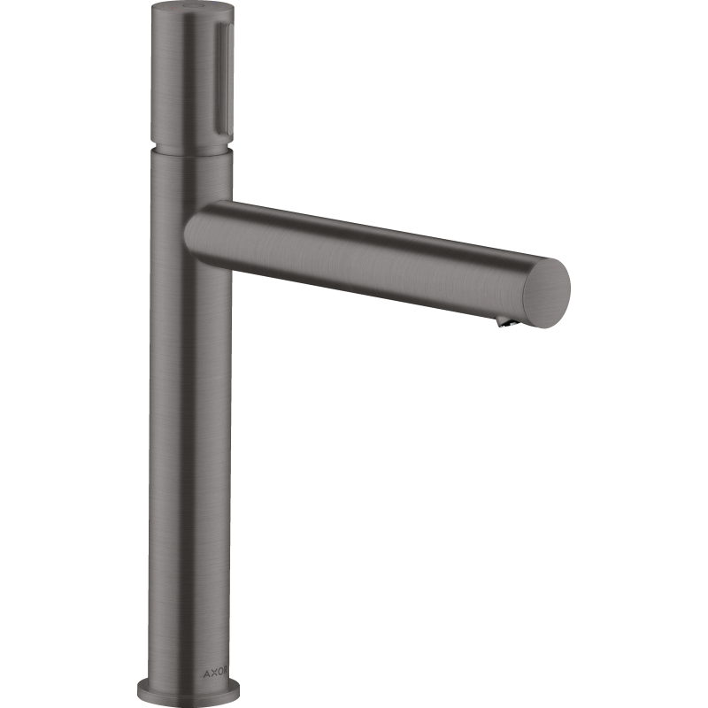 Bateria umywalkowa Select 200 do umywalek nablatowych z niezamykanym kpl odpływowym Czarny Chrom Szczotkowany Uno AXOR 45013340