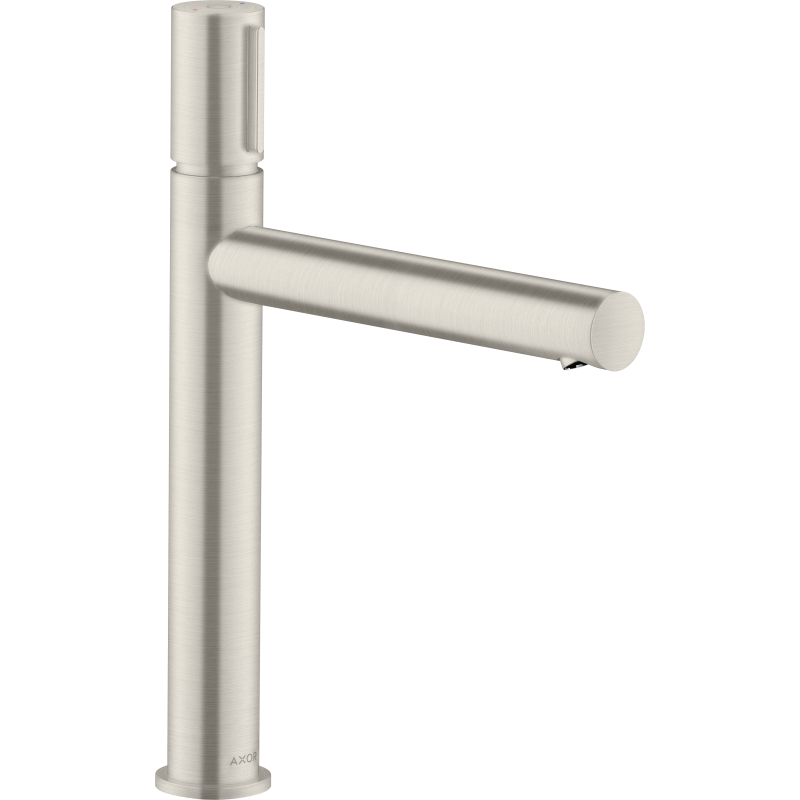 Bateria umywalkowa Select 200 do umywalek nablatowych z niezamykanym kpl odpływowym Stal Szlachetna Optyczna Uno AXOR 45013800