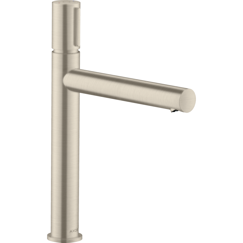 Bateria umywalkowa Select 200 do umywalek nablatowych z niezamykanym kompletem odpływowym Nikiel Szczotkowany Uno AXOR 45013820