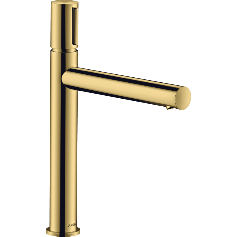 Bateria umywalkowa Select 200 do umywalek nablatowych z niezamykanym kpl odpływowym Złoty Optyczny Polerowany Uno AXOR 45013990