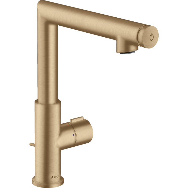 Bateria umywalkowa Select 220 z kompletem odpływowym z cięgłem Brąz Szczotkowany Uno AXOR 45016140