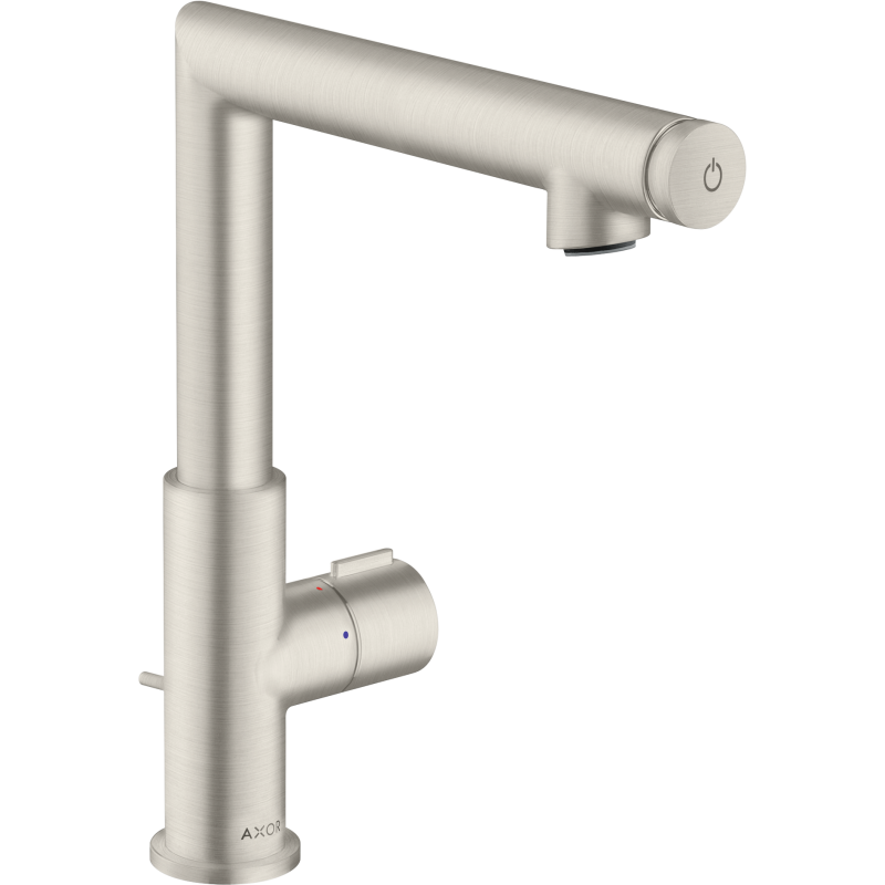 Bateria umywalkowa Select 220 z kompletem odpływowym z cięgłem Stal Szlachetna Optyczna Uno AXOR 45016800