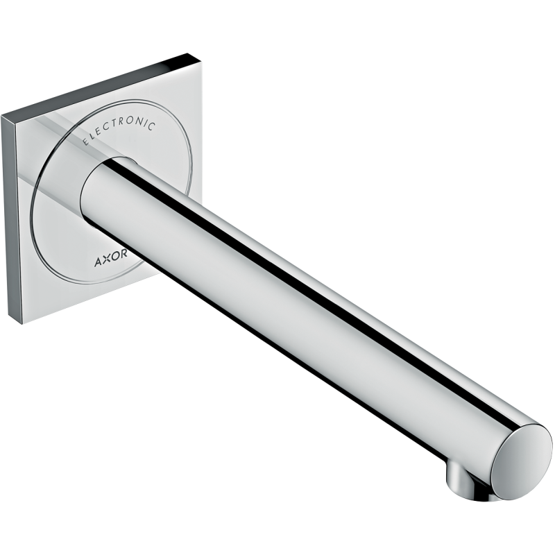 Elektroniczna bateria umywalkowa z wylewką 221 mm, ścienna, podtynkowa Chrom Uno AXOR 45111000