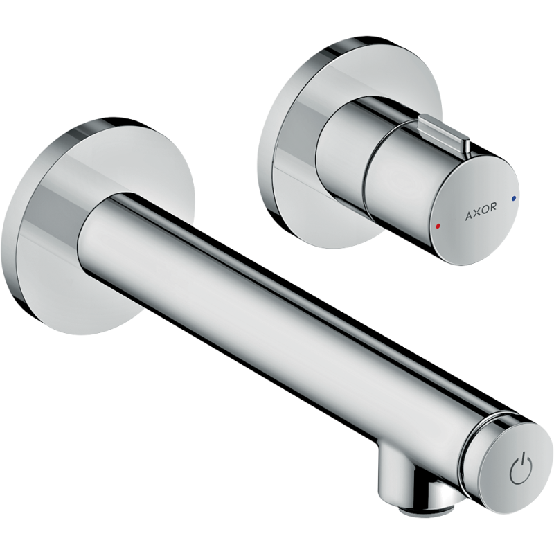 Bateria umywalkowa Select z wlewką 158 mm, ścienna, podtynkowa Chrom Uno AXOR 45112000