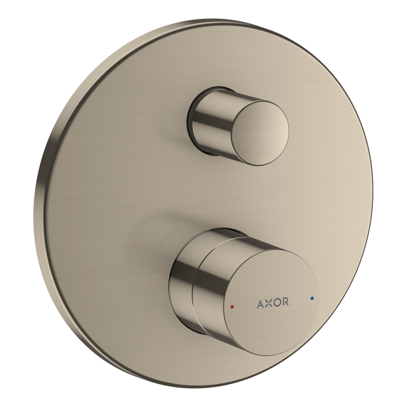 Jednouchwytowa bateria wannowa z uchwytem Zero, podtynkowa Nikiel Szczotkowany Uno AXOR 45405820