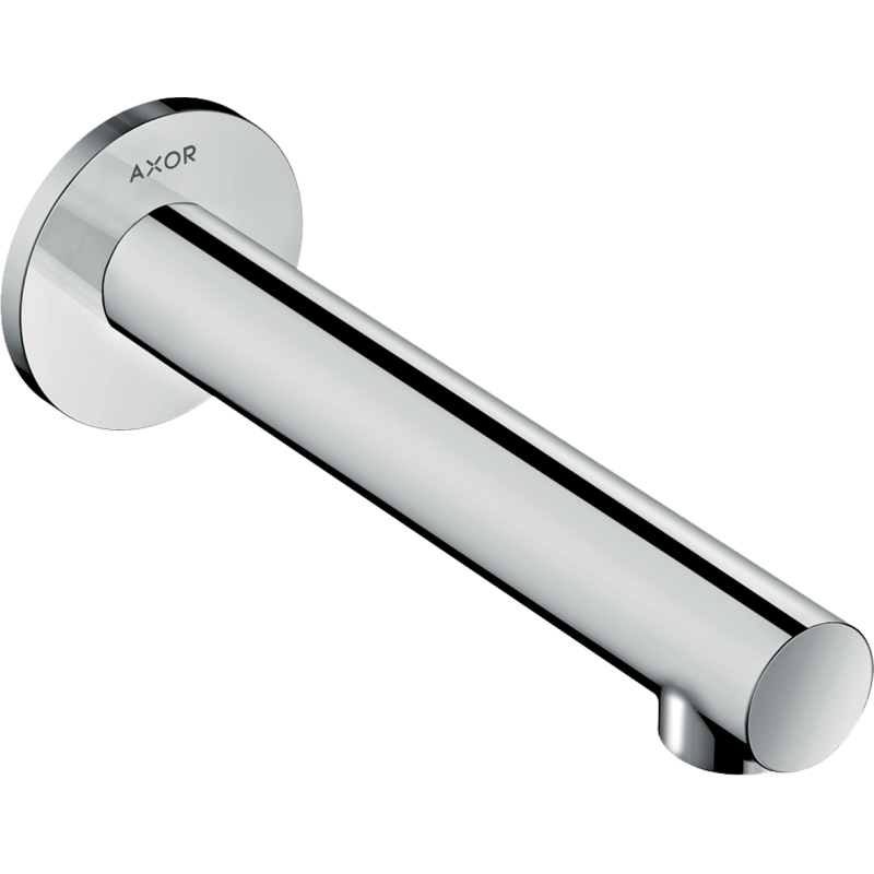 Wylewka wannowa, prosta Czarny Chrom Polerowany Uno AXOR 45410330