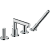 4-otworowa bateria na brzeg wanny z uchwytami Zero Chrom Uno AXOR 45444000