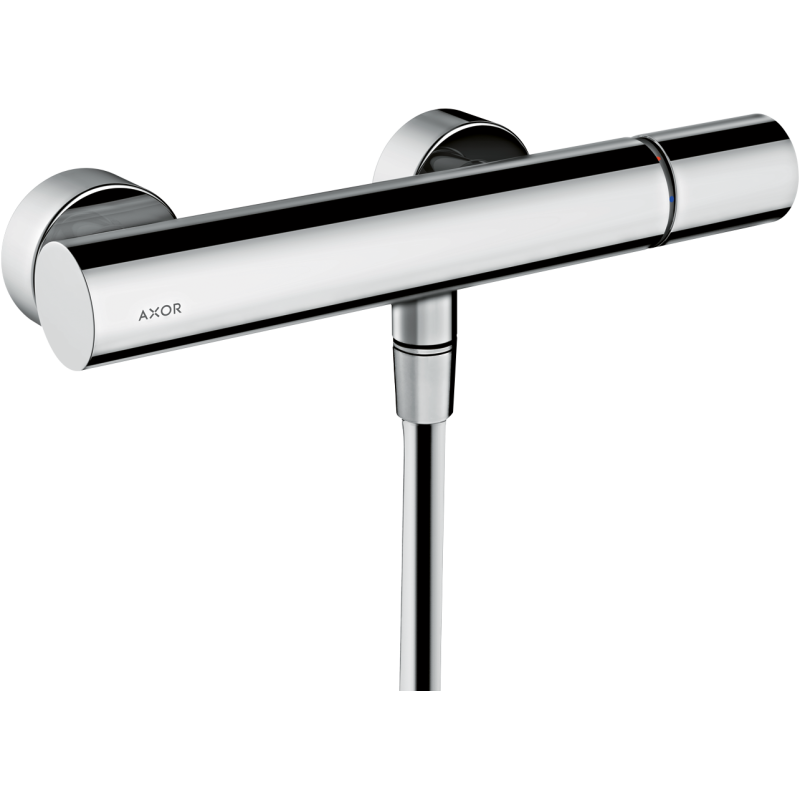 Jednouchwytowa bateria prysznicowa z uchwytem Zero, natynkowa Czerwony Złoty Szczotkowany Uno AXOR 45600310