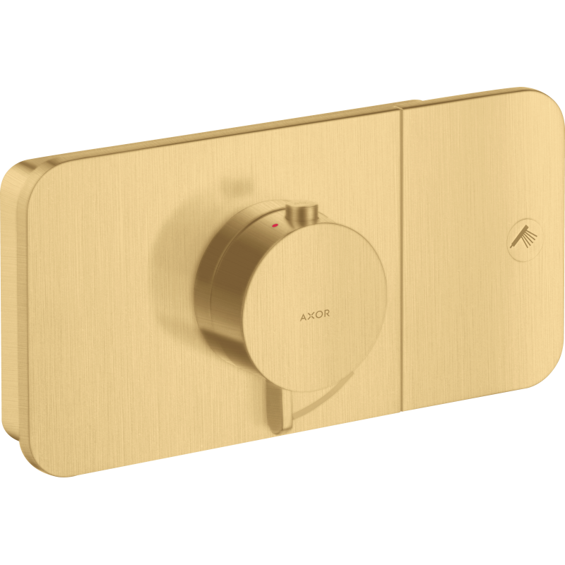 Moduł termostatyczny do 1 odbiornika, podtynkowa Złoty Optyczny Szczotkowany One AXOR 45711250