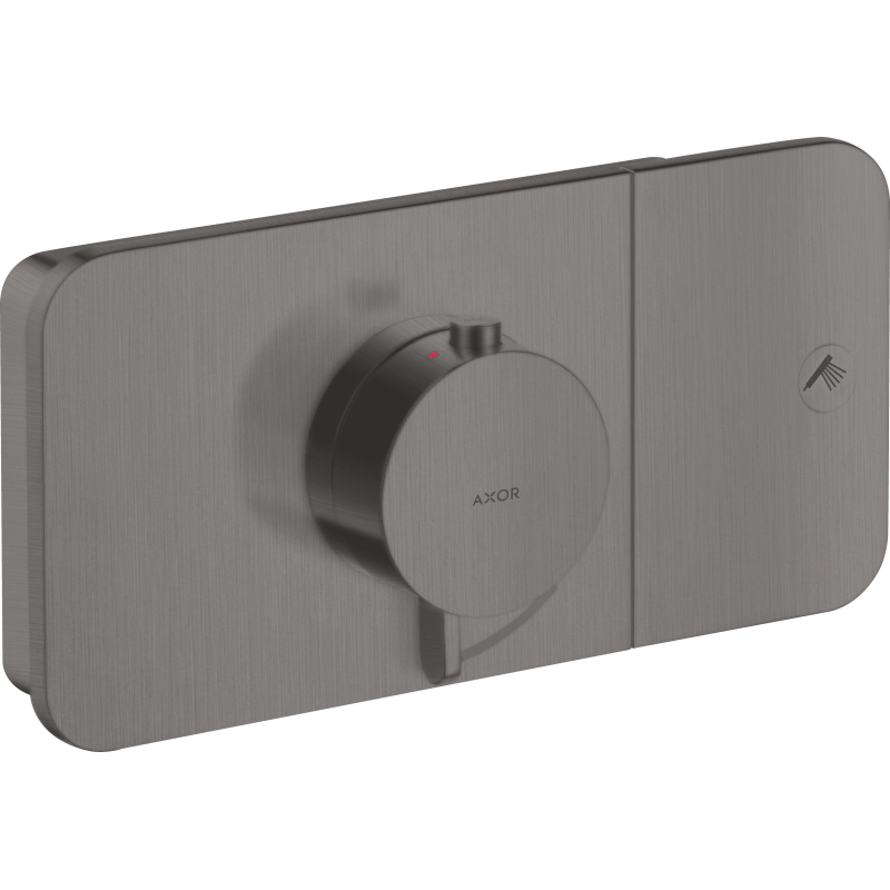 Moduł termostatyczny do 1 odbiornika, podtynkowa Czarny Chrom Szczotkowany One AXOR 45711340