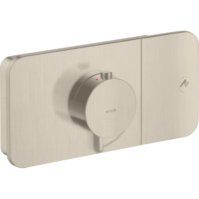 Moduł termostatyczny do 1 odbiornika, podtynkowa Nikiel Szczotkowany One AXOR 45711820