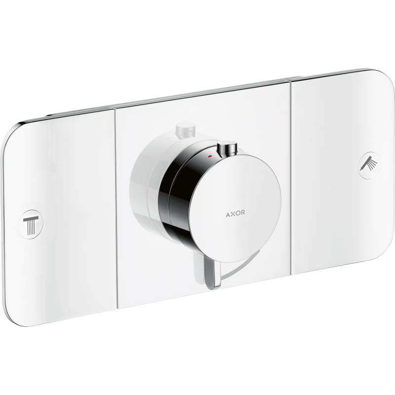 Moduł termostatyczny do 2 odbiorników, podtynkowy Chrom One AXOR 45712000
