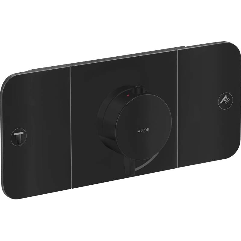 Moduł termostatyczny do 2 odbiorników, podtynkowy Czarny Matowy One AXOR 45712670