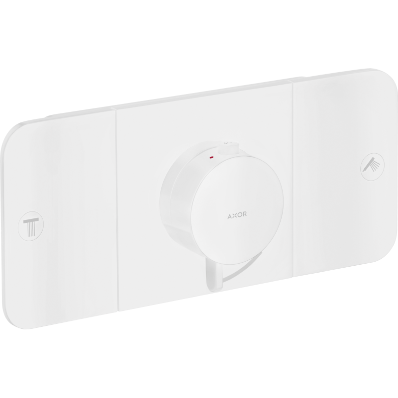 Moduł termostatyczny do 2 odbiorników, podtynkowy Biały Matowy One AXOR 45712700