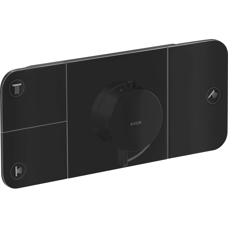 Moduł termostatyczny do 3 odbiorników, podtynkowy Czarny Matowy One AXOR 45713670