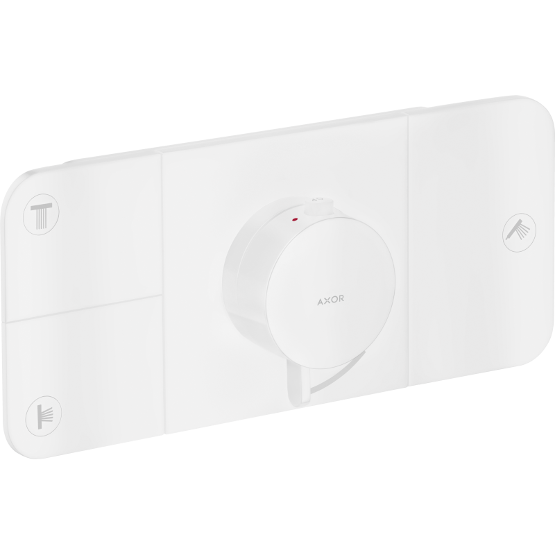 Moduł termostatyczny do 3 odbiorników, podtynkowy Biały Matowy One AXOR 45713700