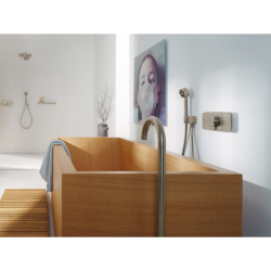 Moduł termostatyczny do 3 odbiorników, podtynkowy Nikiel Szczotkowany One AXOR 45713820