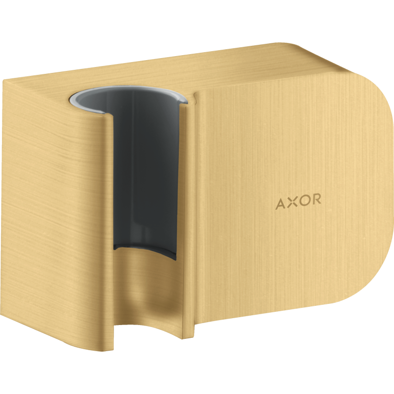 Przyłącze węża prysznicowego z uchwytem Złoty Optyczny Szczotkowany One AXOR 45723250