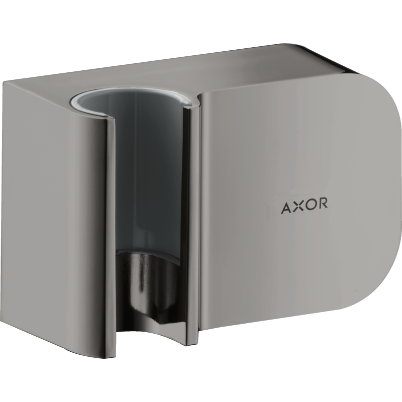 Przyłącze węża prysznicowego z uchwytem Czarny Chrom Polerowany One AXOR 45723330