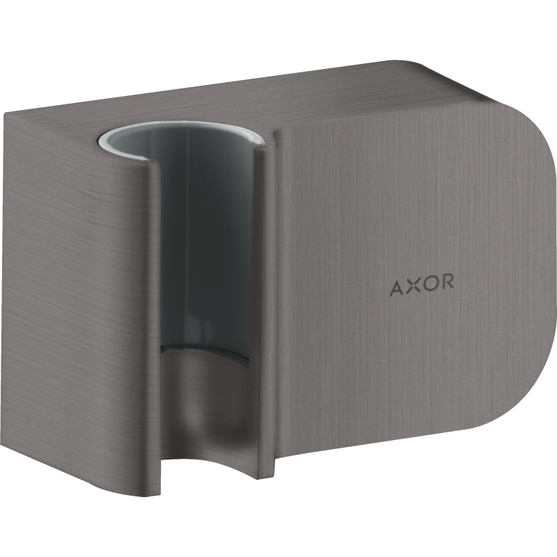 Przyłącze węża prysznicowego z uchwytem Czarny Chrom Szczotkowany One AXOR 45723340