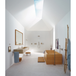 Przyłącze węża prysznicowego z uchwytem Nikiel Szczotkowany One AXOR 45723820