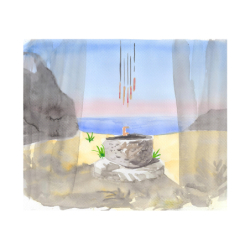 Jednouchwytowa bateria umywalkowa 190 z kpl odpływowym Push-Open, szlif diamentowy Czerwony Złoty Polerowany Edge AXOR 46021300