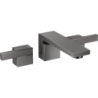3-otw. Bateria umyw. z wyl. 190 mm i kpl odpływ. Push-Open, ścienna, podtynkowa, Czarny Chrom poler Edge AXOR 46061330
