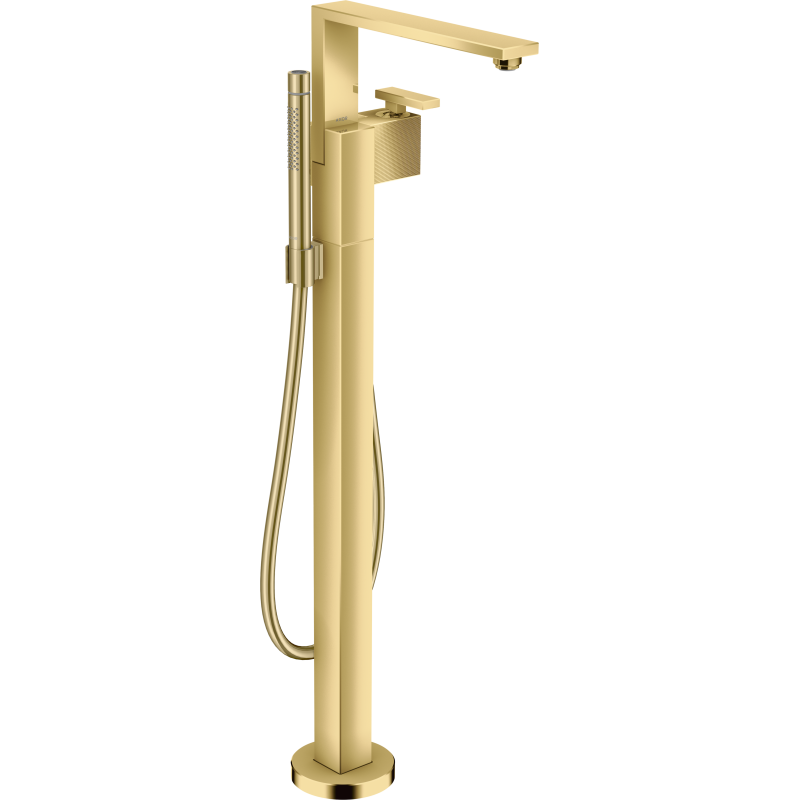 Jednouchwytowa bateria wannowa, wolnostojąca, szlif diamentowy. Złoty Optyczny Polerowany Edge AXOR 46441990