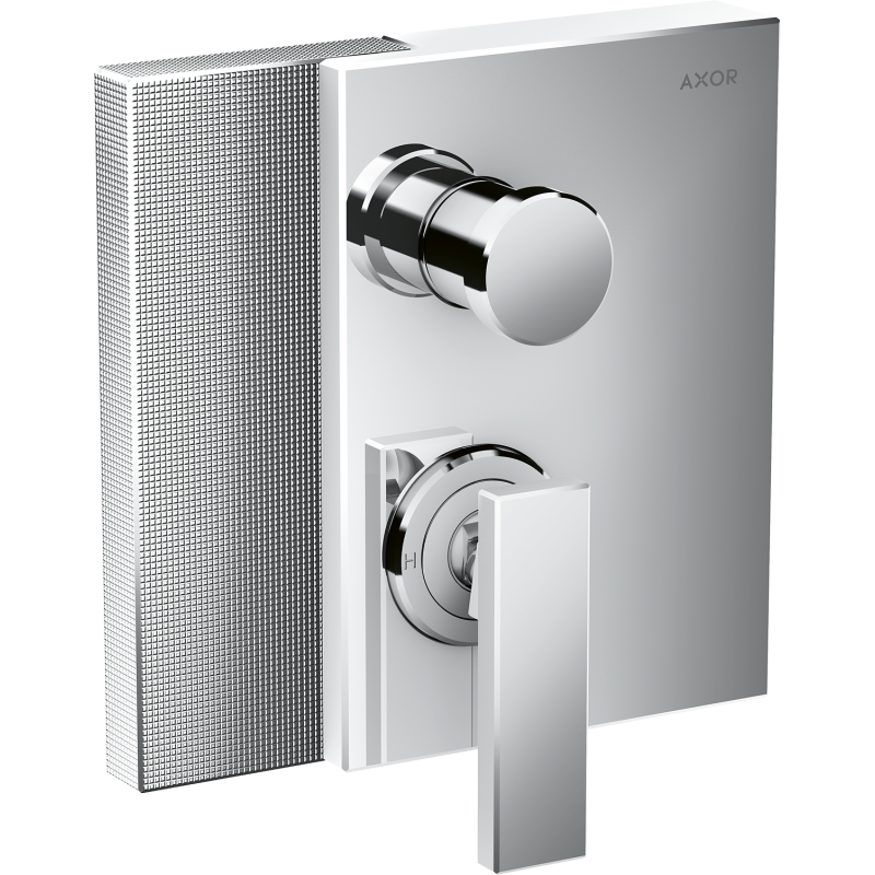 Jednouchwytowa bateria wannowa, podtynkowa, szlif diamentowy Chrom Edge AXOR 46451000