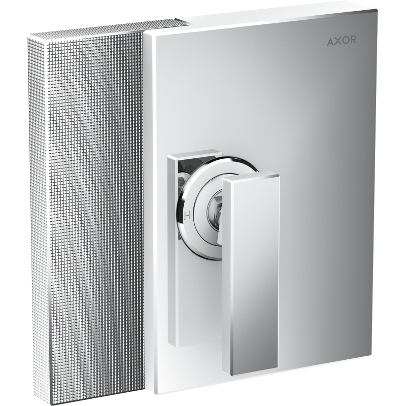 Jednouchwytowa bateria prysznicowa, podtynkowa, szlif diamentowy Chrom Edge AXOR 46651000