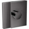 Bateria termostatyczna HighFlow, podtynkowa, szlif diamentowy Czarny Chrom Polerowany Edge AXOR 46741330