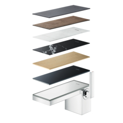 Jednouchwytowa bateria umywalkowa 70 z kompletem odpływowym Push-Open Chrom/Szkło Lustrzane MyEdition AXOR 47010000