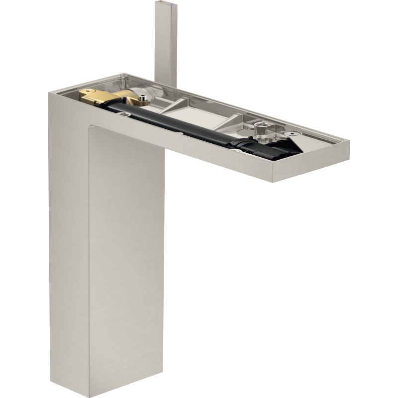 Bateria umyw. 230 bez płytki do umywalek nablatowych z kpl odpływowym Push-Open Stal Szlachetna Optyczna MyEdition AXOR 47022800