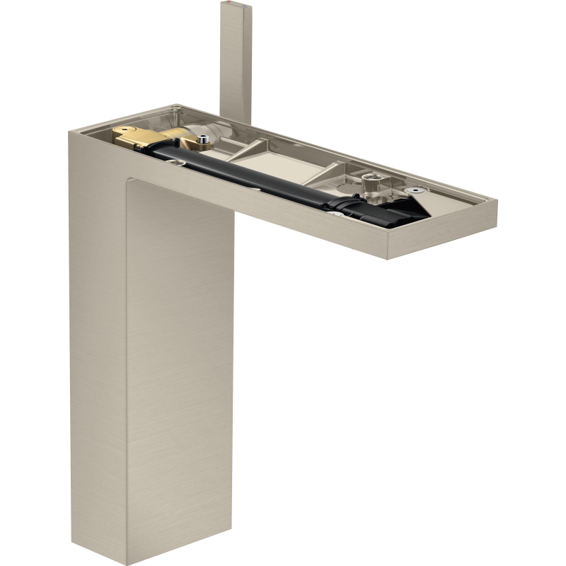 Bateria umywalkowa 230 bez płytki do umywalek nablatowych z kpl odpływowym Push-Open Nikiel Szczotkowany MyEdition AXOR 47022820