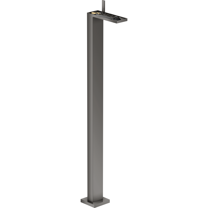 Bateria umywalkowa bez płytki z kpl odpływowym Push-Open, wolnostojąca Czarny Chrom Polerowany MyEdition AXOR 47042330