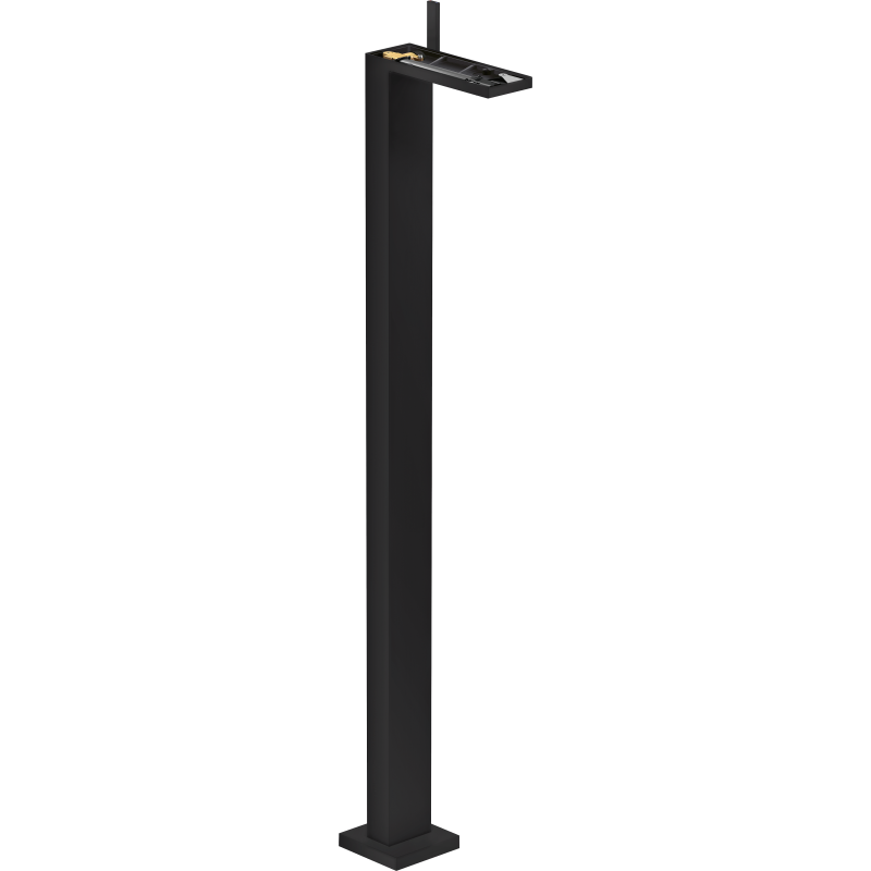 Jednouchwytowa bateria umywalkowa bez płytki z kpl odpływowym Push-Open, wolnostojąca Czarny Matowy MyEdition AXOR 47042670